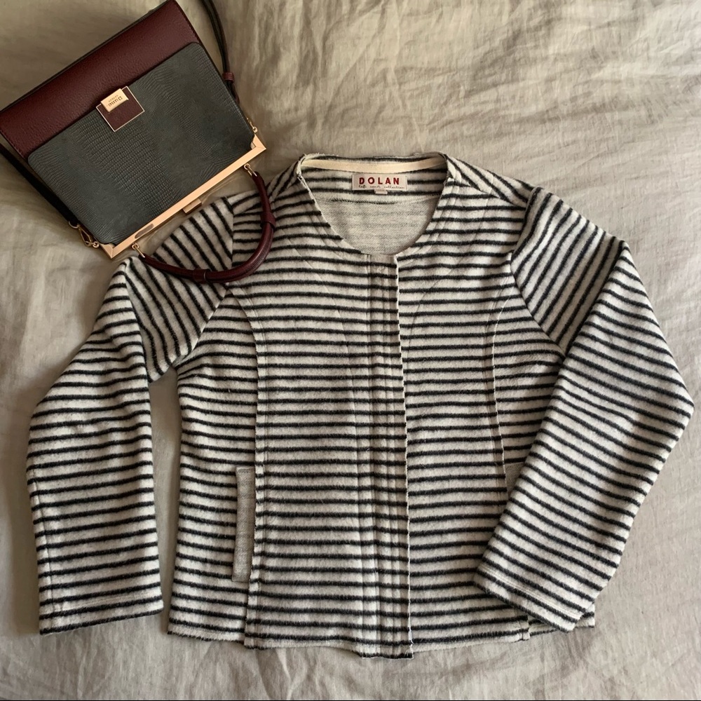 Fuzzy fleece DOLAN jacket